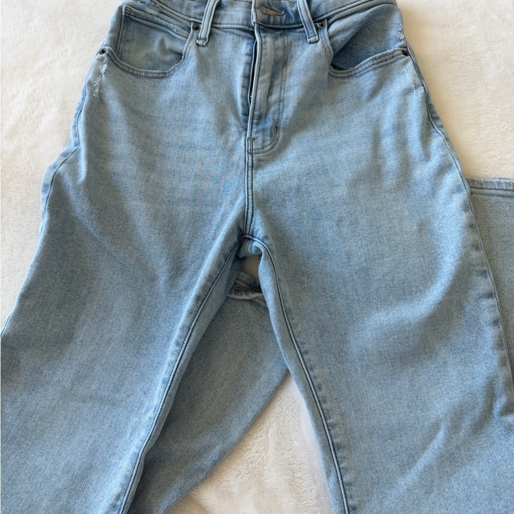 Abercrombie & Fitch Light Blue Flare Jeans- high rise, size 26. Bell bottoms - Picture 5 of 13